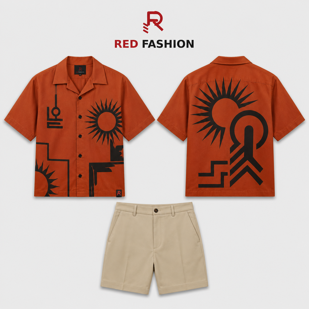 Red Fashion elite prestige native look